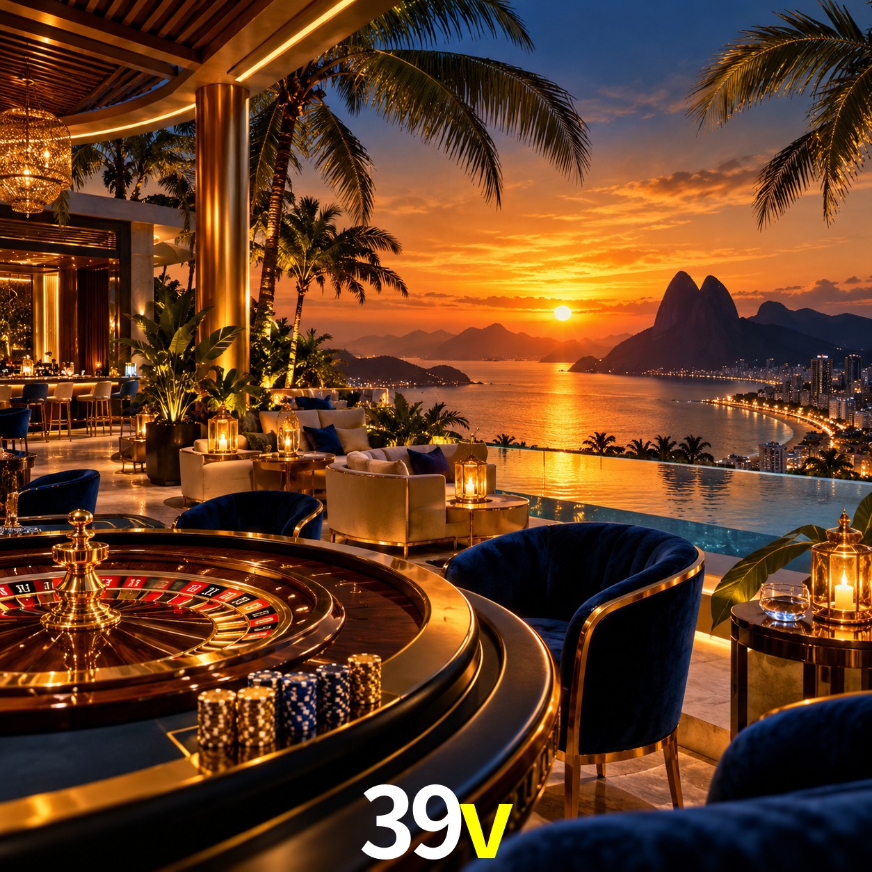 Mesa de Roleta 39v